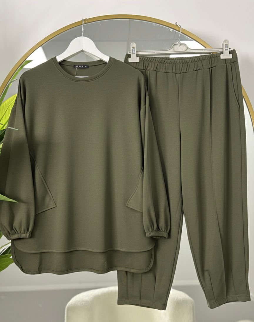 Salaş Pantolon Takım Yeşil M