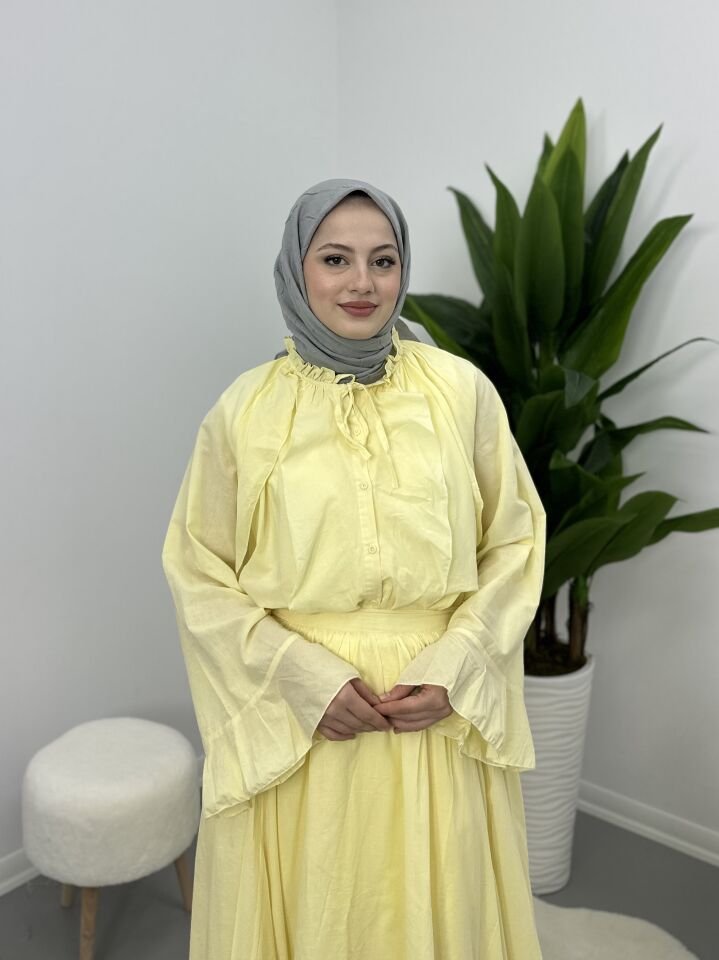 Kolları Volanlı Takım Sarı