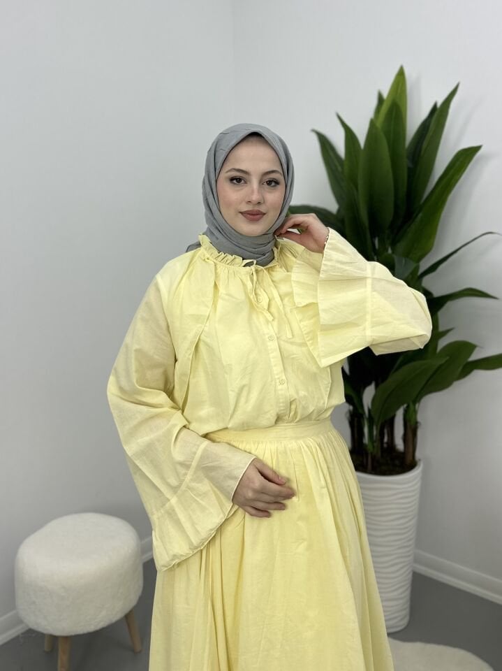 Kolları Volanlı Takım Sarı S