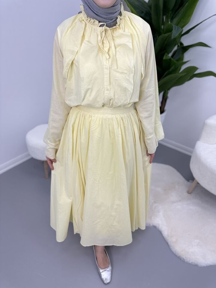 Kolları Volanlı Takım Sarı