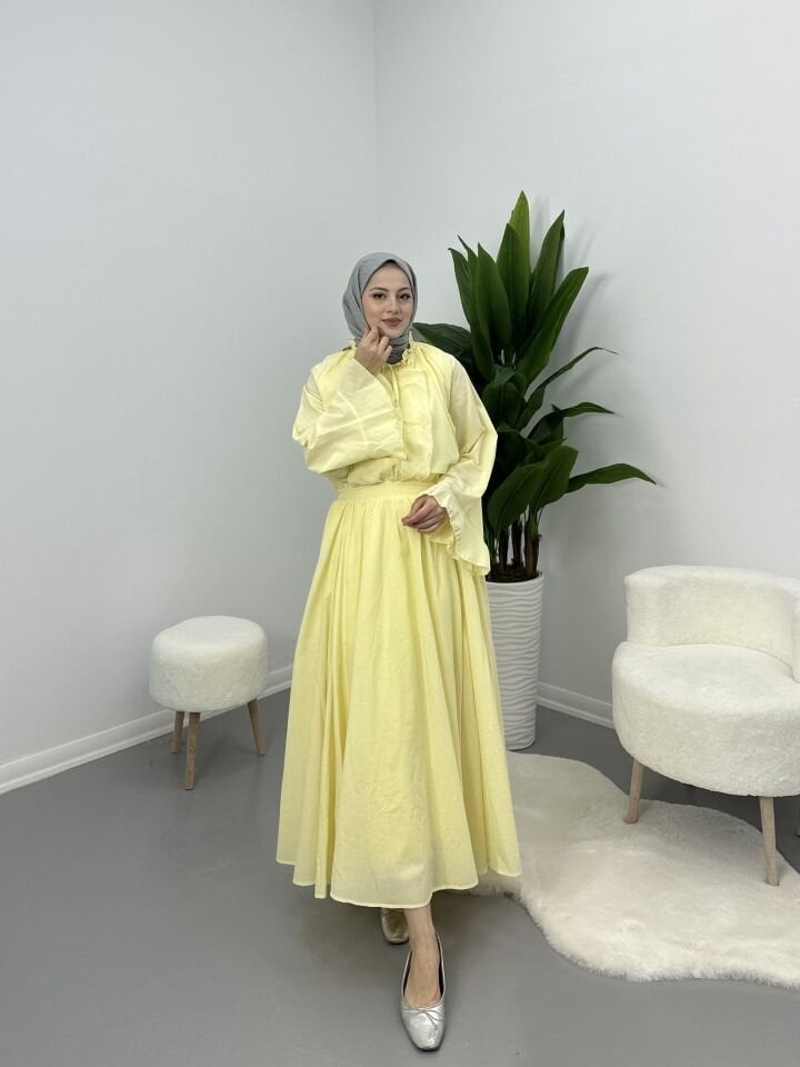 Kolları Volanlı Takım Sarı S