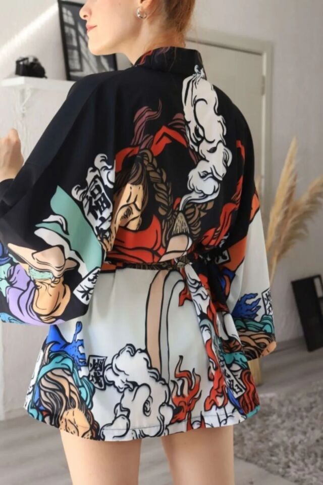 Yakuza Kimono Siyah S