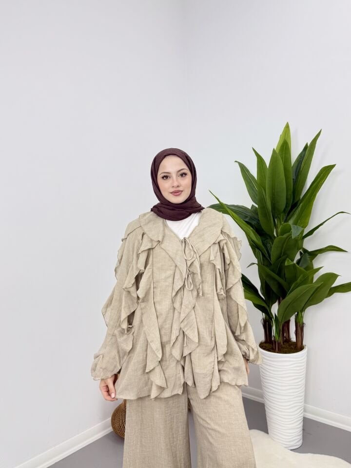 Fırfır Detaylı Takım XL
